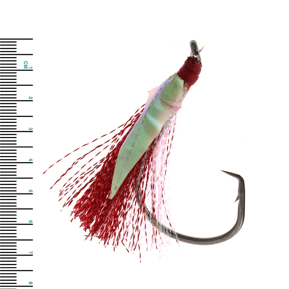 SnapperTackle Puka Flasher Rig 10/0 Orange/Pink