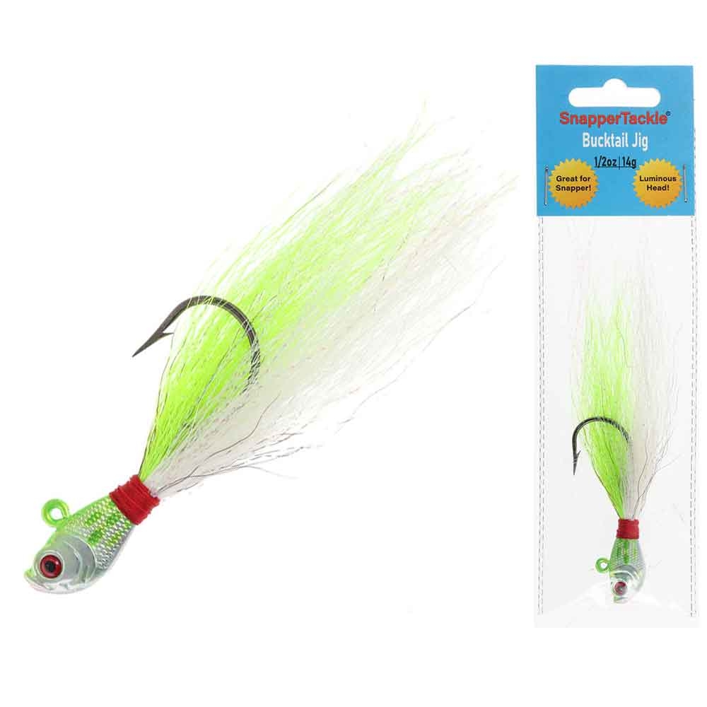 SnapperTackle Bucktail Jig 1/2oz Green