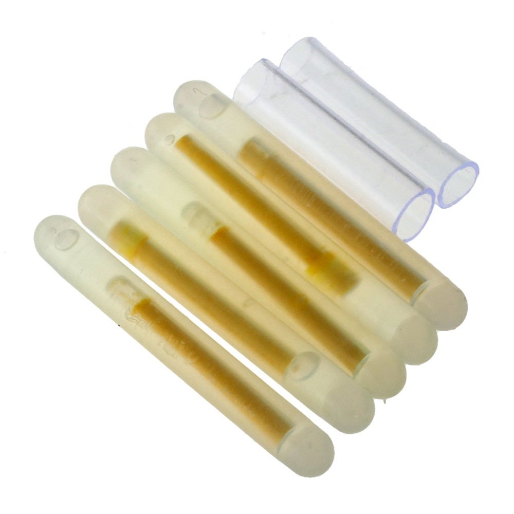 Hook'em Replacement Mini Glow Sticks 4.5 x 37mm 2-Pack