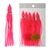 SnapperTackle Squid Skirts 12cm Qty 5 Pink