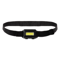 Mini COB LED Headlamp with Batteries 100 Lumens Black Thumbnail Mini COB LED Headlamp with Batteries 100 Lumens Black