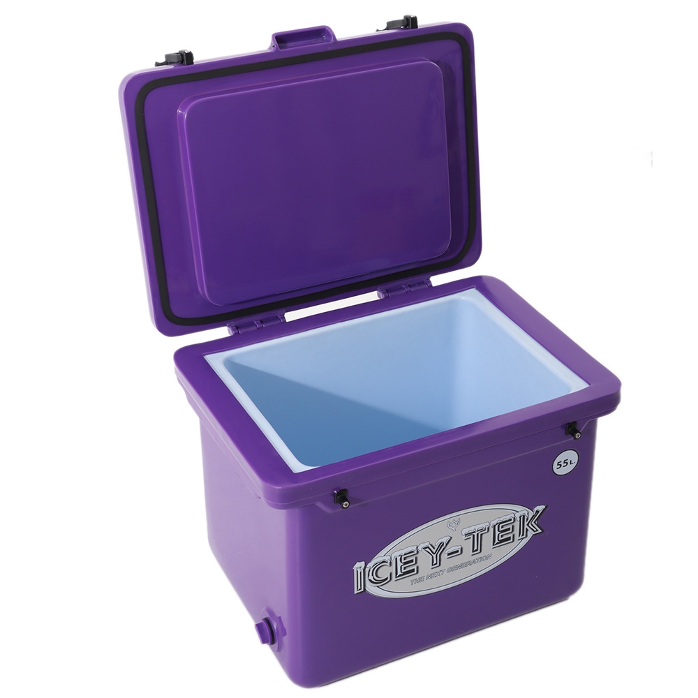 Icey-Tek Cube Chilly Bin 55L Purple