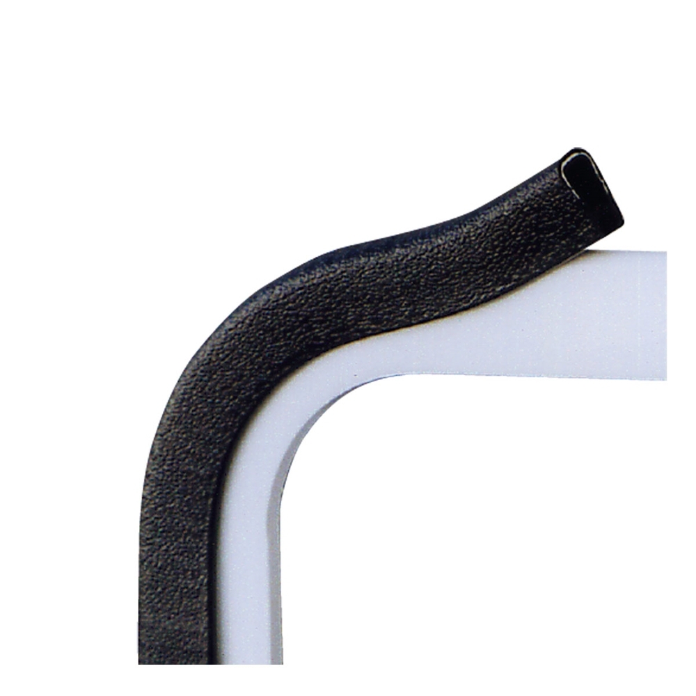 Revex Aluminium Core Edge Trim 122m Black - 12.8 x 1.6mm