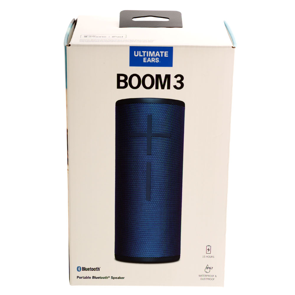 Ultimate Ears UE BOOM 3 Waterproof Portable Bluetooth Speaker Lagoon Blue