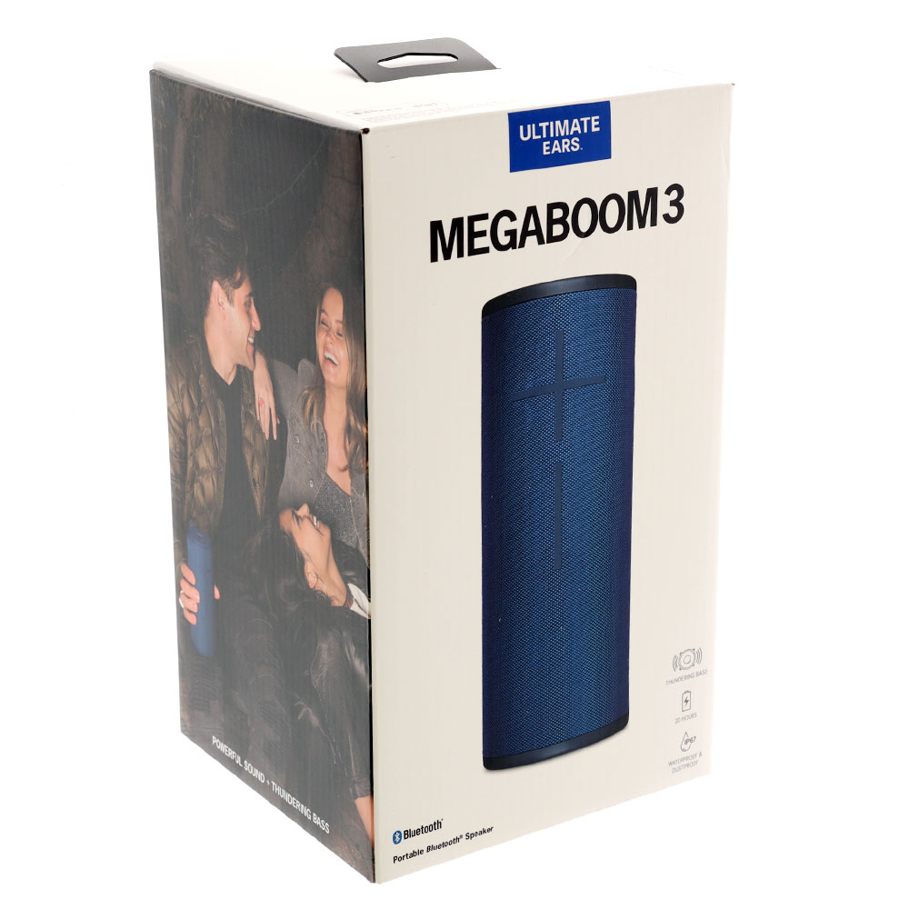 Ultimate Ears UE MEGABOOM 3 Waterproof Portable Bluetooth Speaker Lagoon Blue