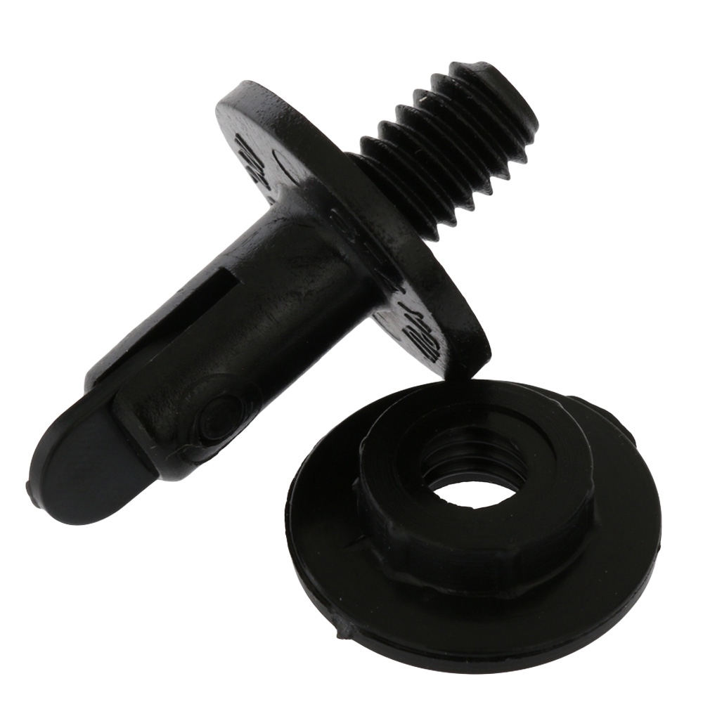 Stayput Canvas to Canvas Fastener Double Black Qty 25