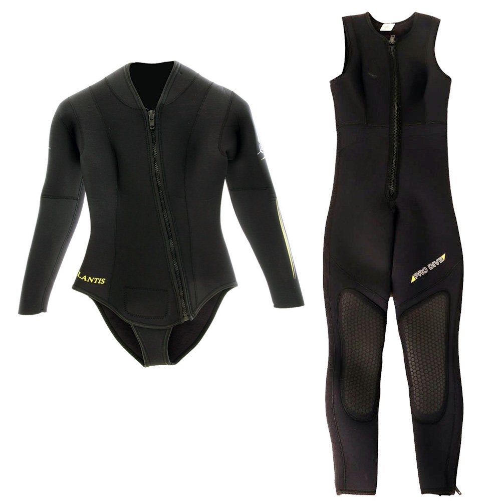 Pro-Dive Atlantis Womens Long Johns Wetsuit and Jacket 5mm