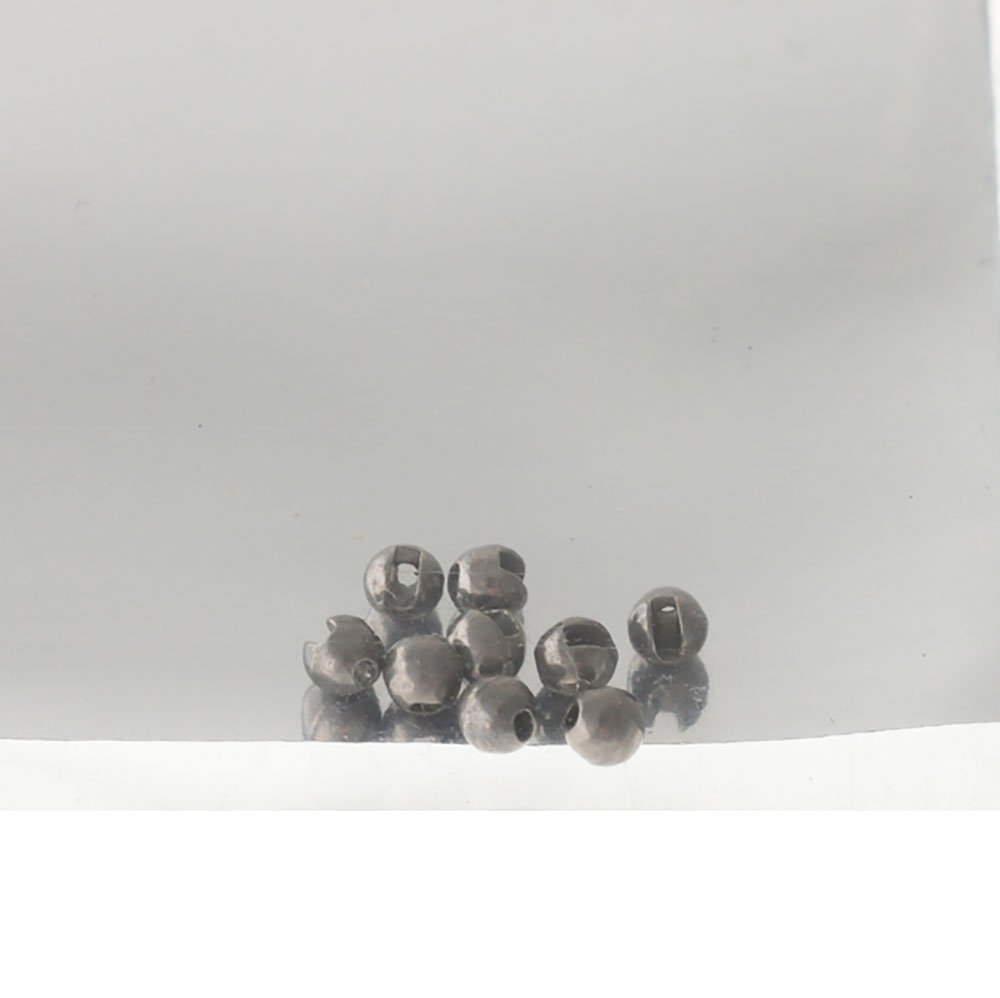 Soldarini Slotted Tungsten Beads 2mm Black Nickel Qty 10