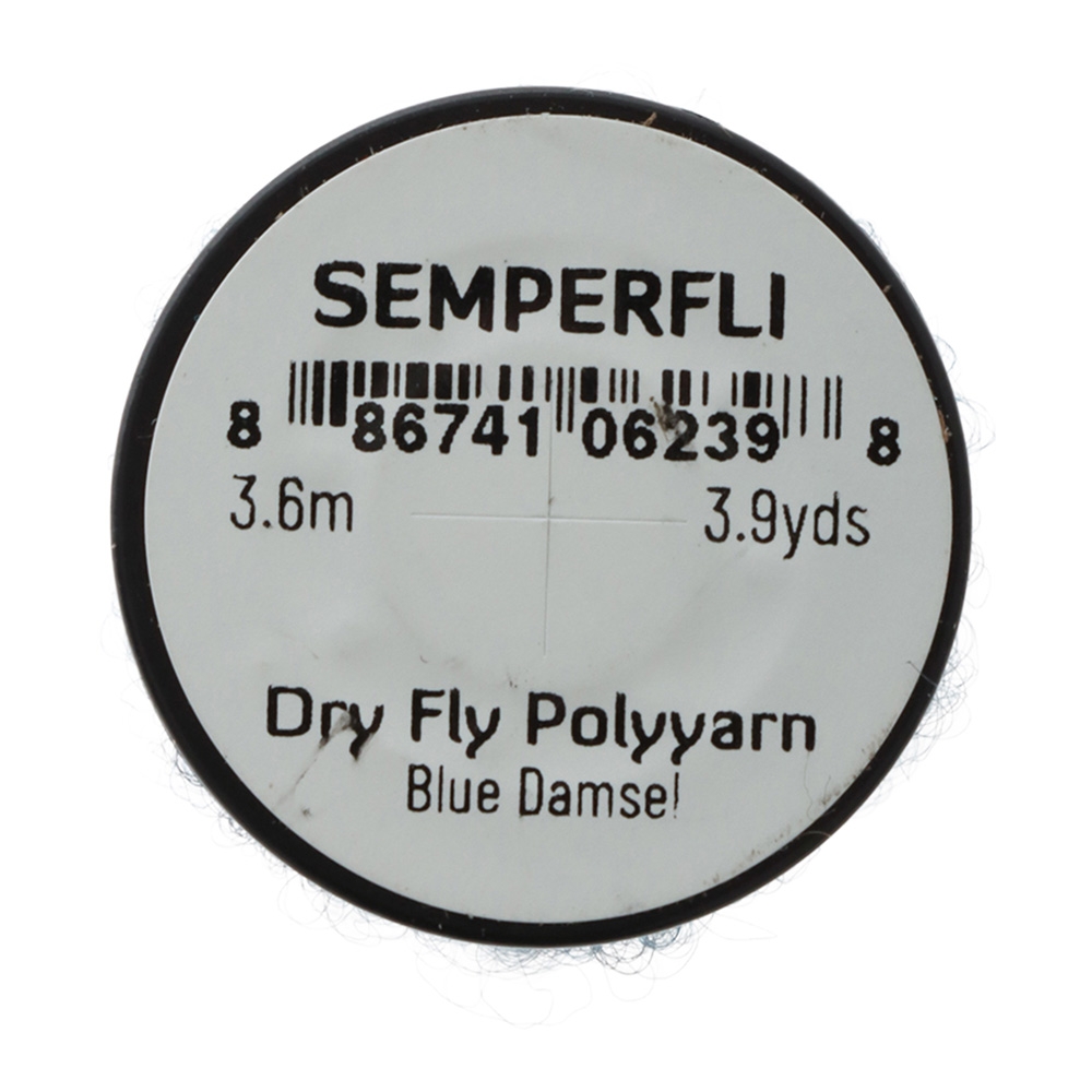 Semperfli Dry Fly Polyyarn 3.6m Blue Damsel