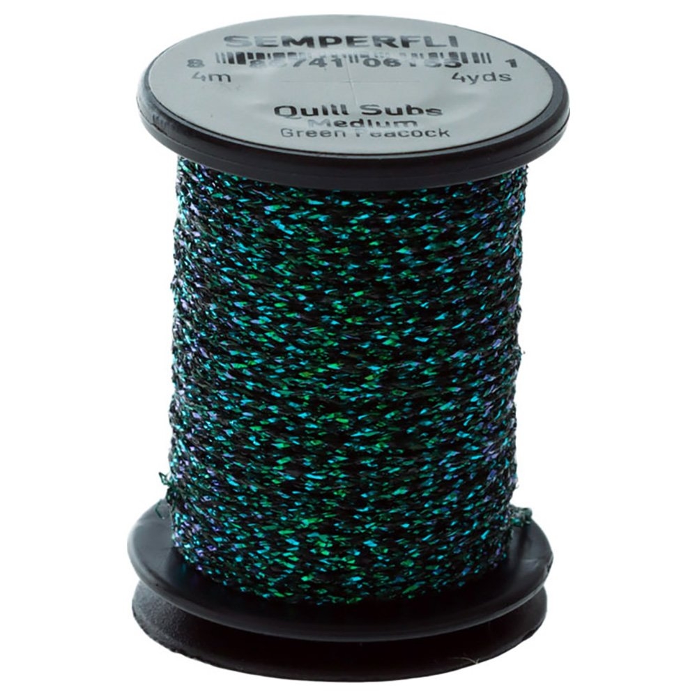 Semperfli Quill Subs 4m Medium Green Peacock