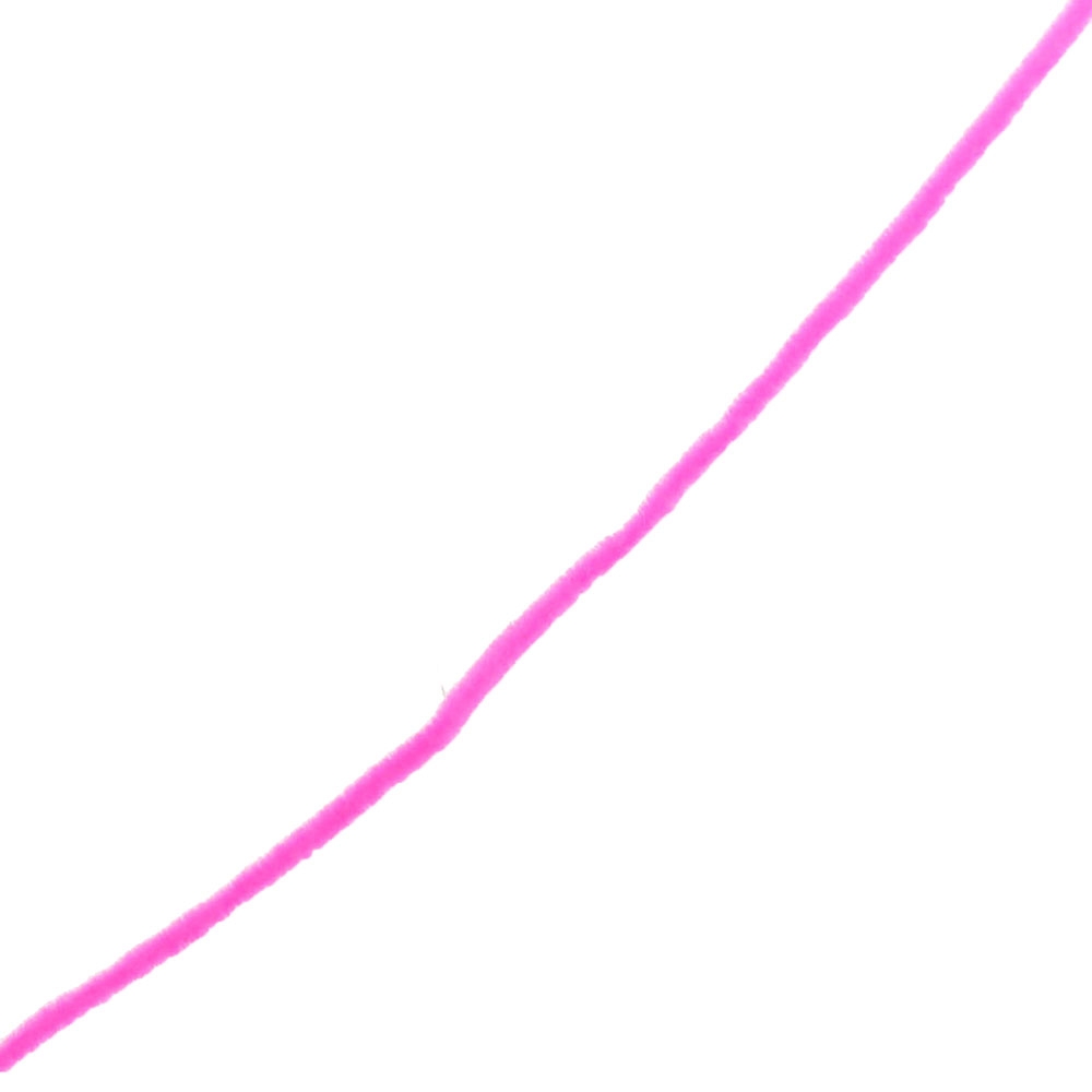 Semperfli Fly Tying Suede Chenille / Worm Alternative Fluoro Pink