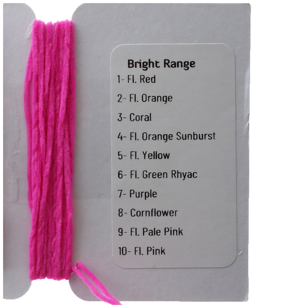 Semperfli Fly Tying Suede Chenille / Worm Alternative Steelhead Multicard