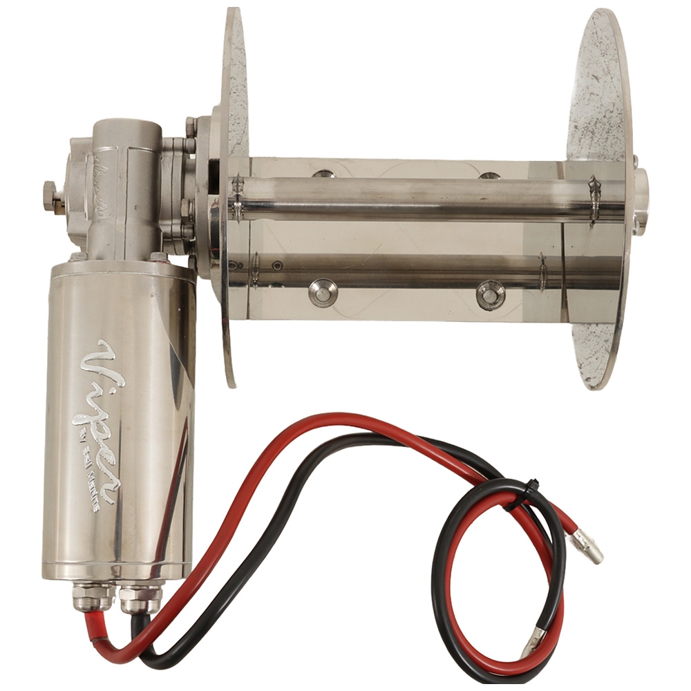 Viper Pro-Series Rapid Drum Winch Bundle with 100mx6mm Double Rope and Chain