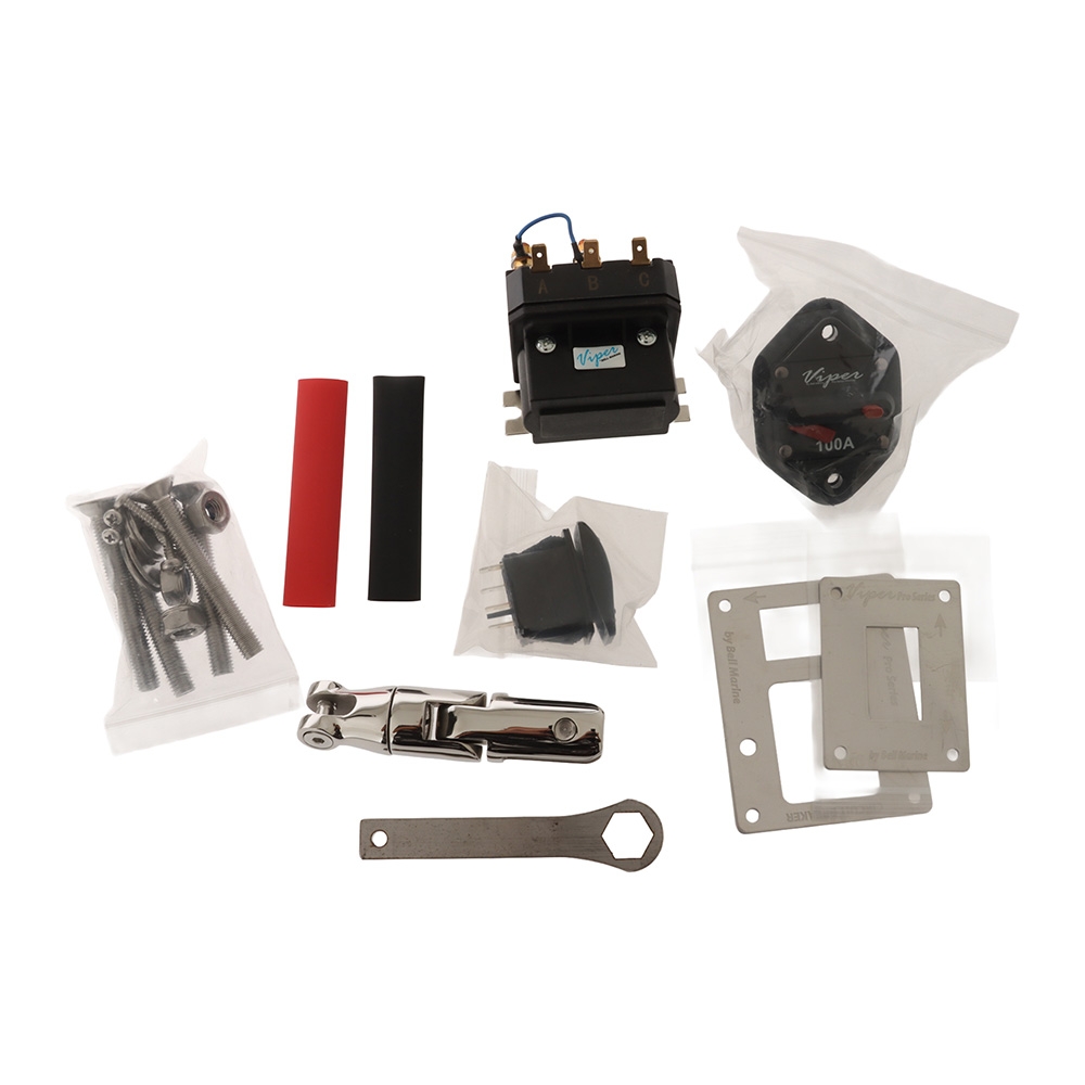 Viper Pro-Series Rapid Drum Winch Bundle with 100mx6mm Double Rope and Chain