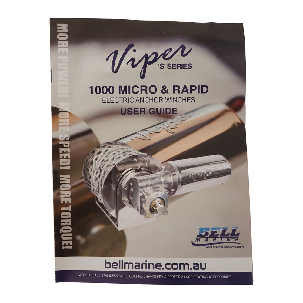 Viper Pro-Series Rapid Drum Winch Bundle with 100mx6mm Double Rope and Chain