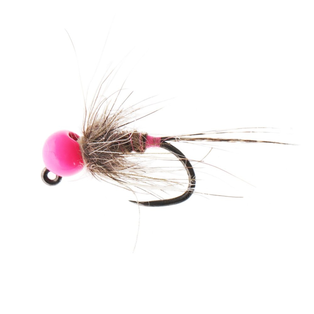 Manic Tackle Project Jig Pink Pheasant Tail Nymph #12 2cm
