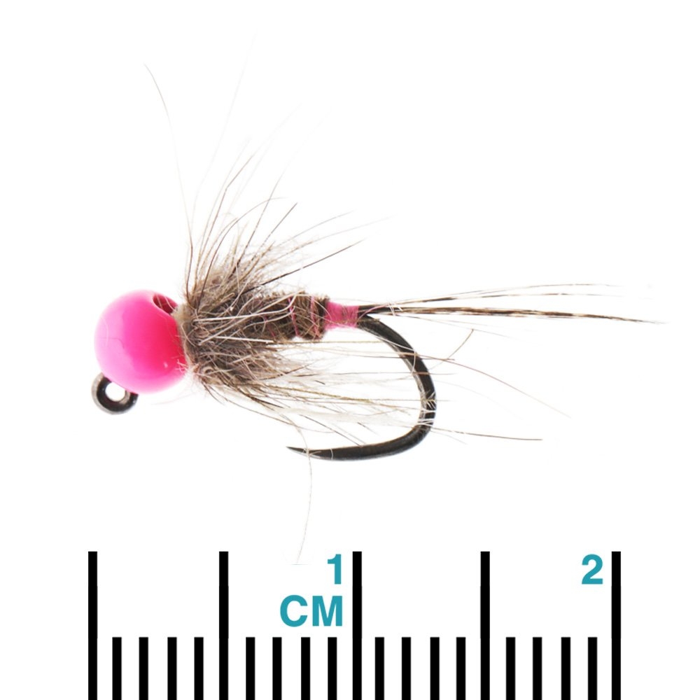 Manic Tackle Project Jig Pink Pheasant Tail Nymph #12 2cm