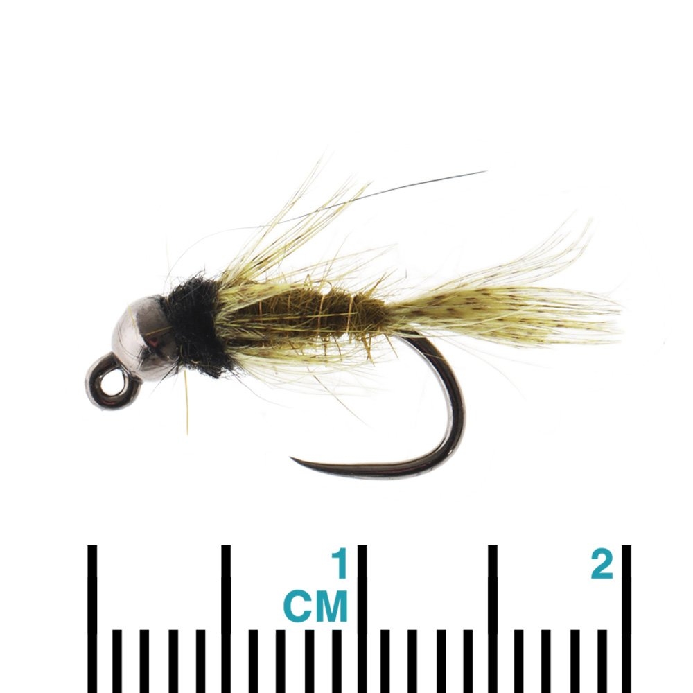 Manic Tackle Project Newbury's Dirty Jig Nymph Olive #12 2cm