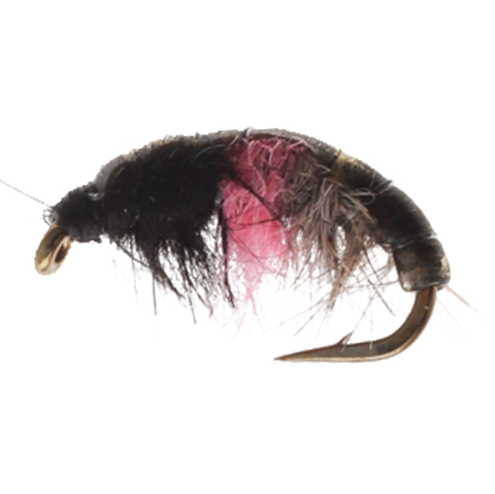 Manic Tackle Project Hot Spot Czech Nymph Fly Tan/Pink #14 1cm