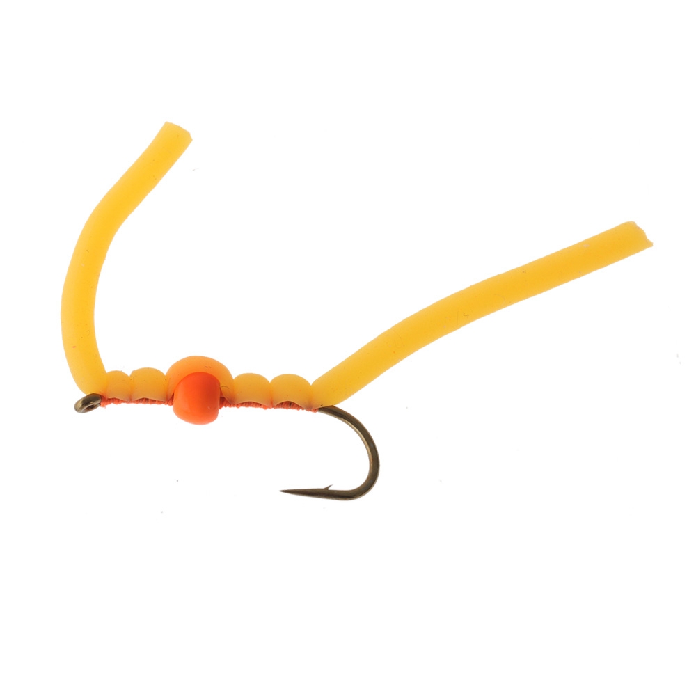 Manic Tackle Project Squirmy Worm Nymph Orange #8 5cm