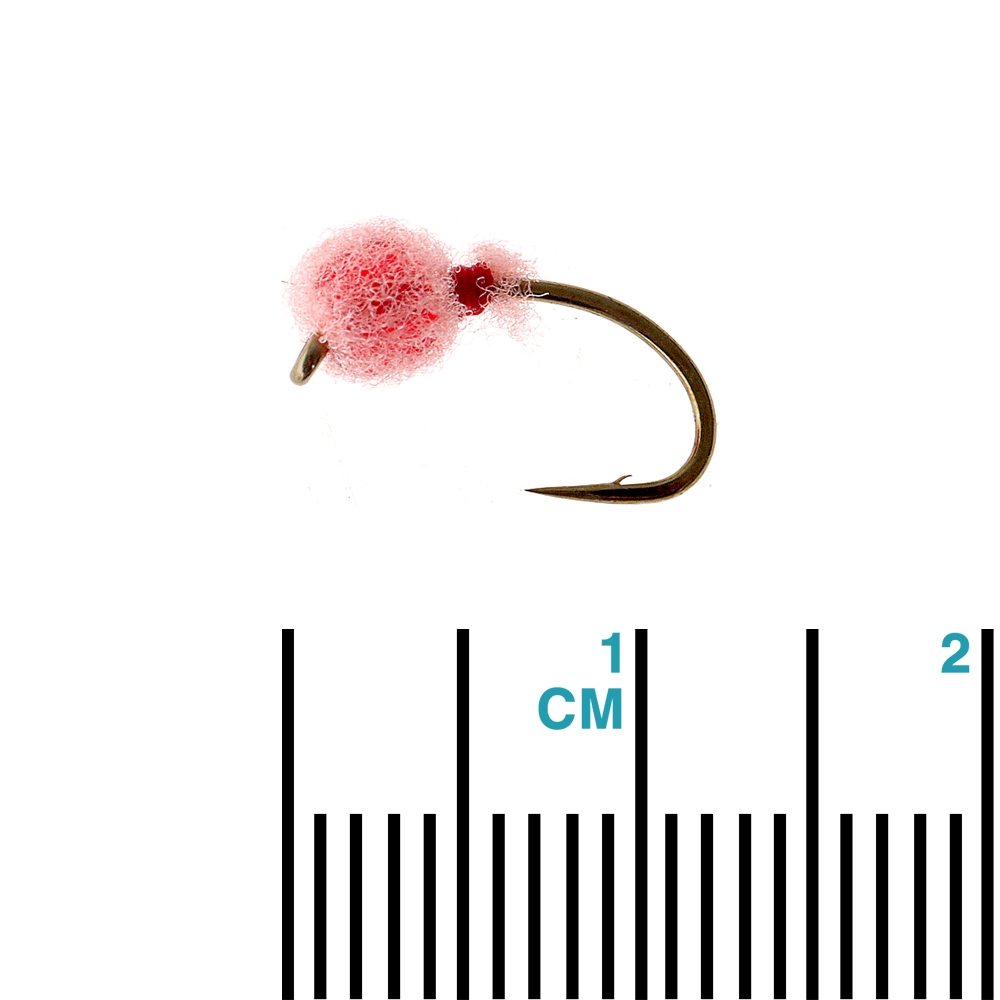 Manic Tackle Project Unreal Egg Fly Brite Peachy King #12 1.2cm