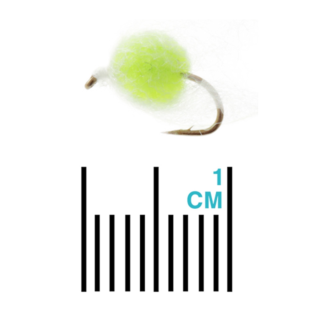 Manic Tackle Project Ultimate Egg Fly Chartreuse #14