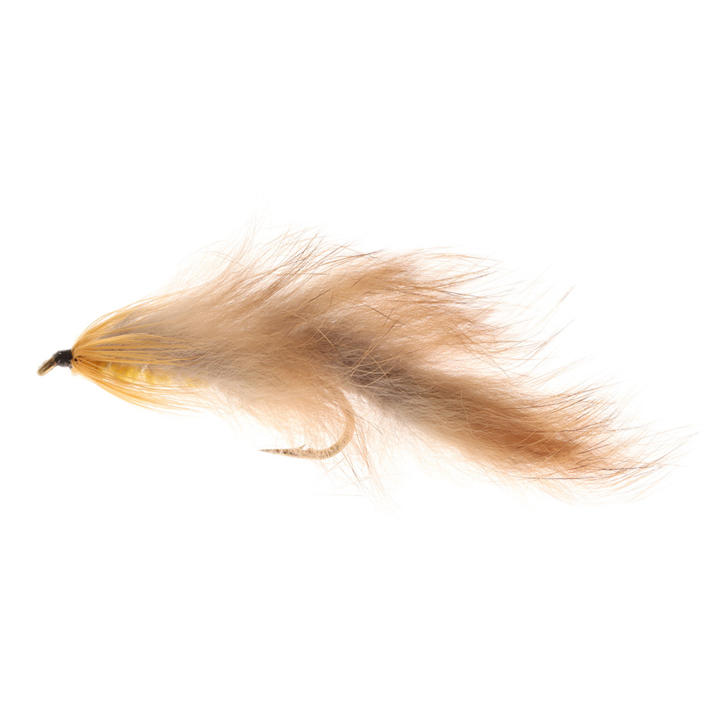 Manic Tackle Project Classic Rabbit Streamer Fly Yellow #2 7.5cm