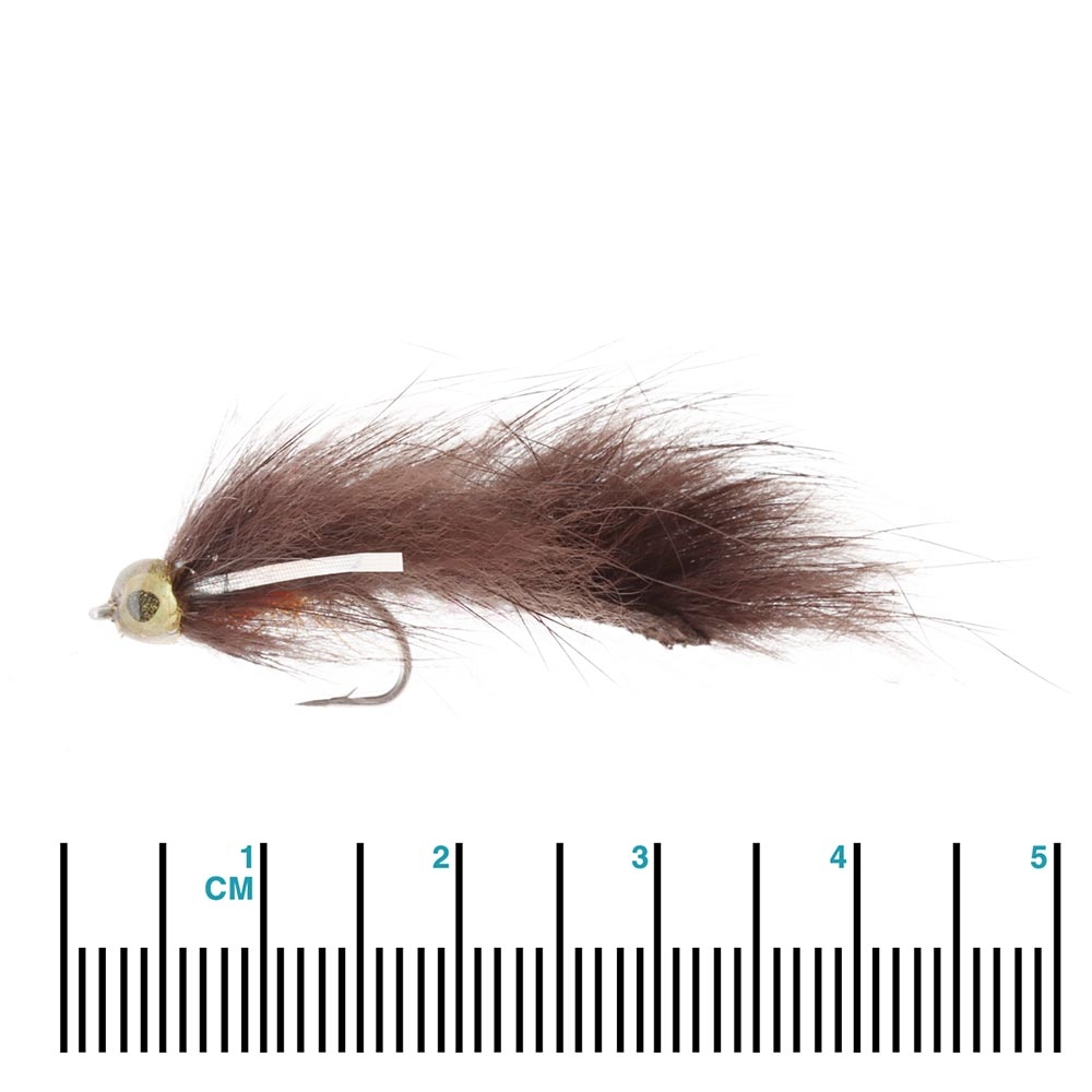 Manic Tackle Project Micro Zonker Streamer Brown #8 4cm