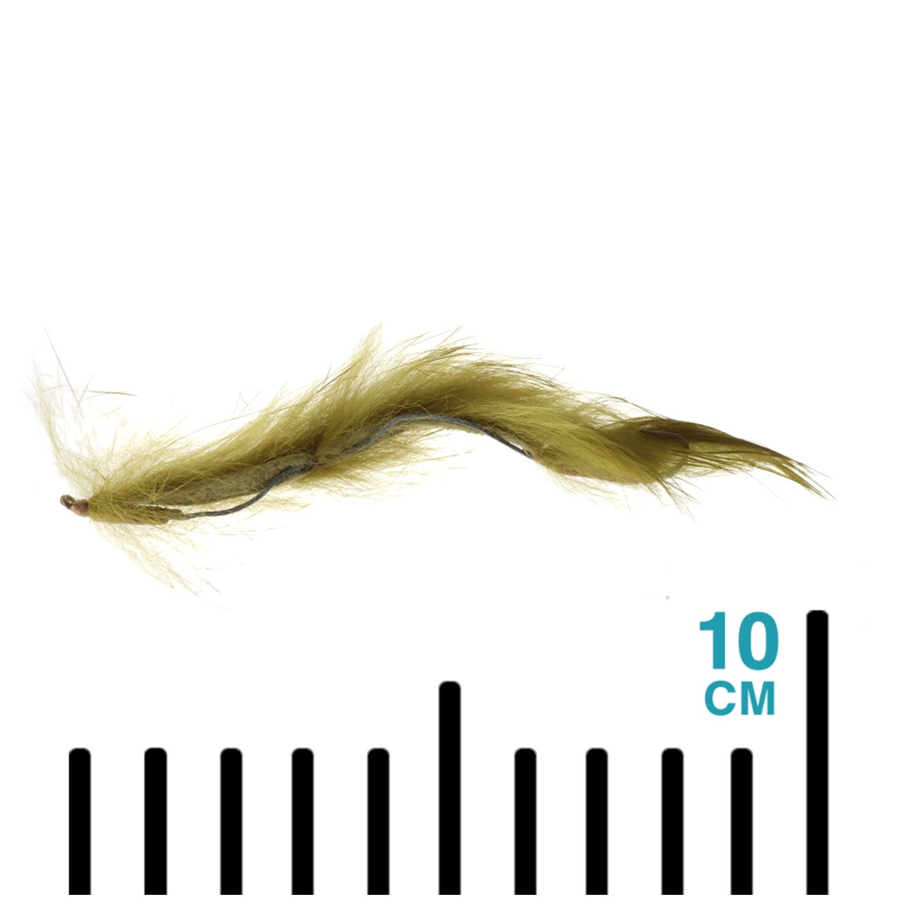 Manic Tackle Project Snake Streamer Fly Olive #8 10cm