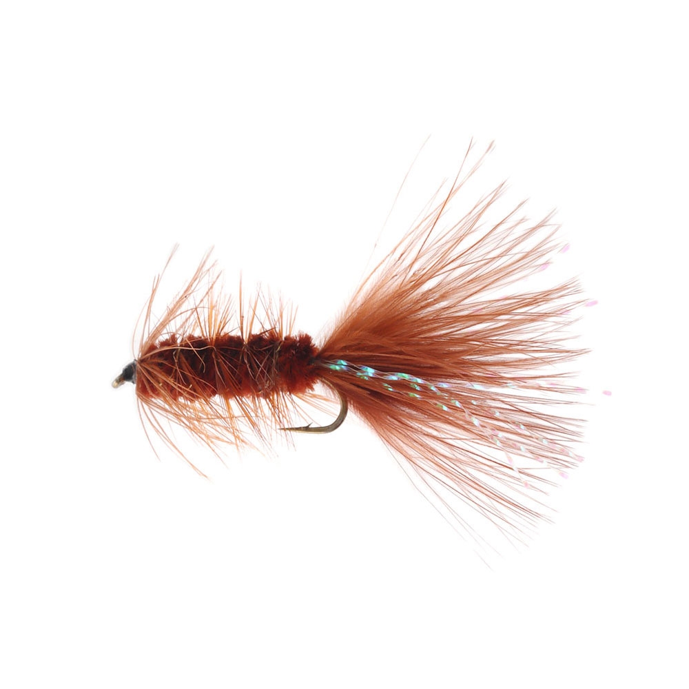 Manic Tackle Project Woolly Bugger Streamer Brown #10 4cm