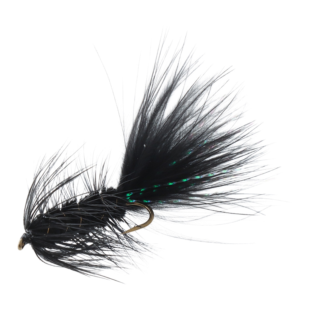 Manic Tackle Project Woolly Bugger Streamer Black #10