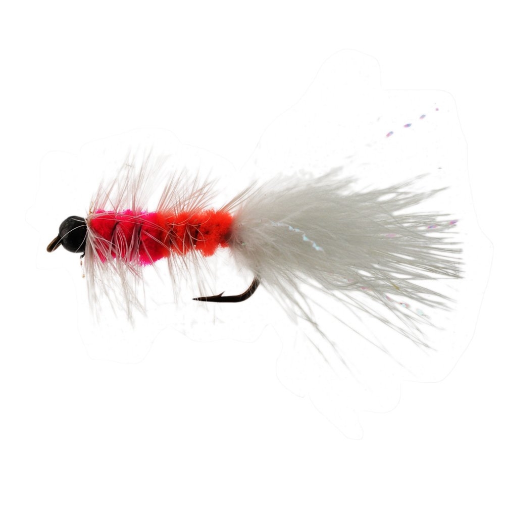 Manic Tackle Project BH Woolly Bugger Streamer Fly Hustler #08 4.5cm