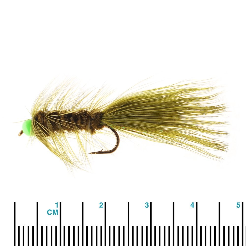 Manic Tackle Project FGB Woolly Bugger Olive #08 4.5cm