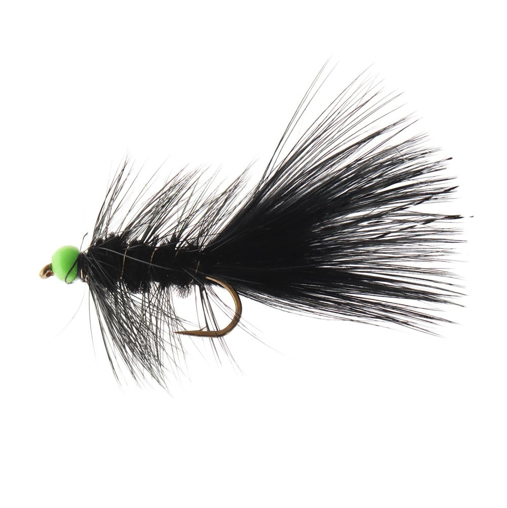 Manic Tackle Project FGB Woolly Bugger Black #08 4.5cm