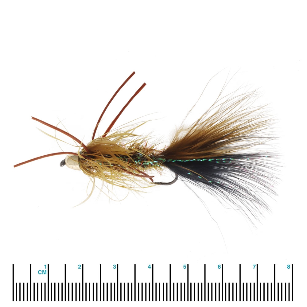 Manic Tackle Project Burgin Bugger Streamer Olive #4 7.5cm