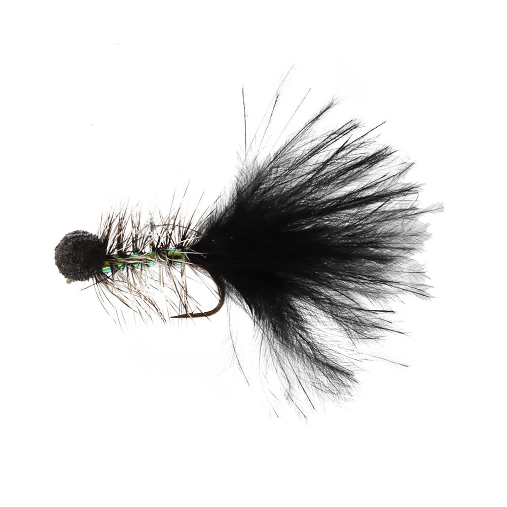 Manic Tackle Project Perky Booby Streamers Black #8 4.5cm