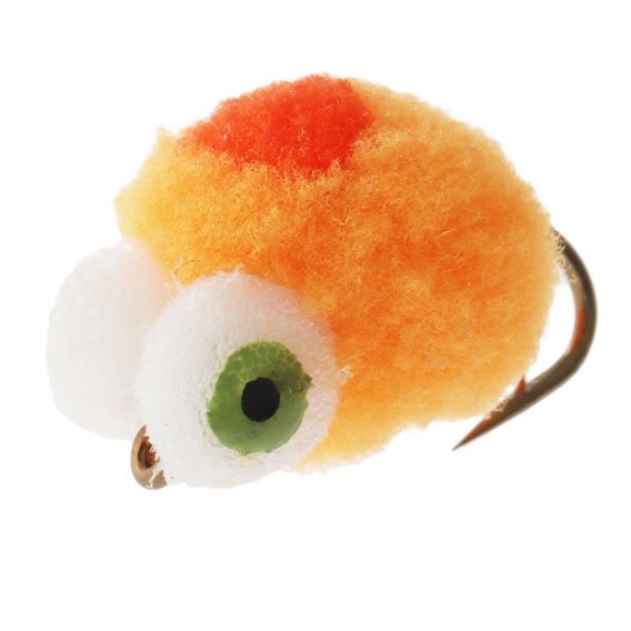 Manic Tackle Project Heave N Leave Streamer #6 Steelhead Orange/Brite Red