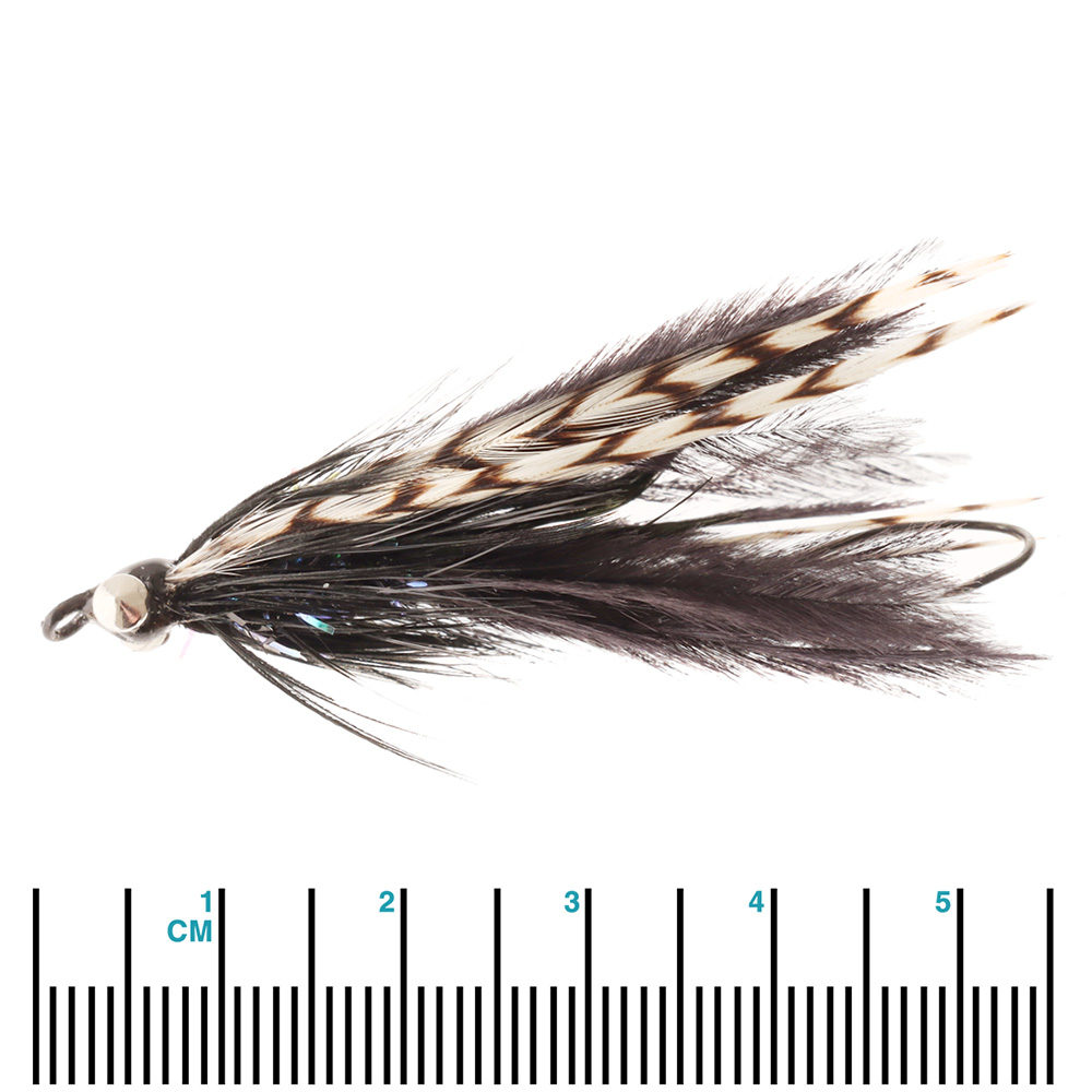 Manic Tackle Project Trout Truder Streamer Black #6 5cm