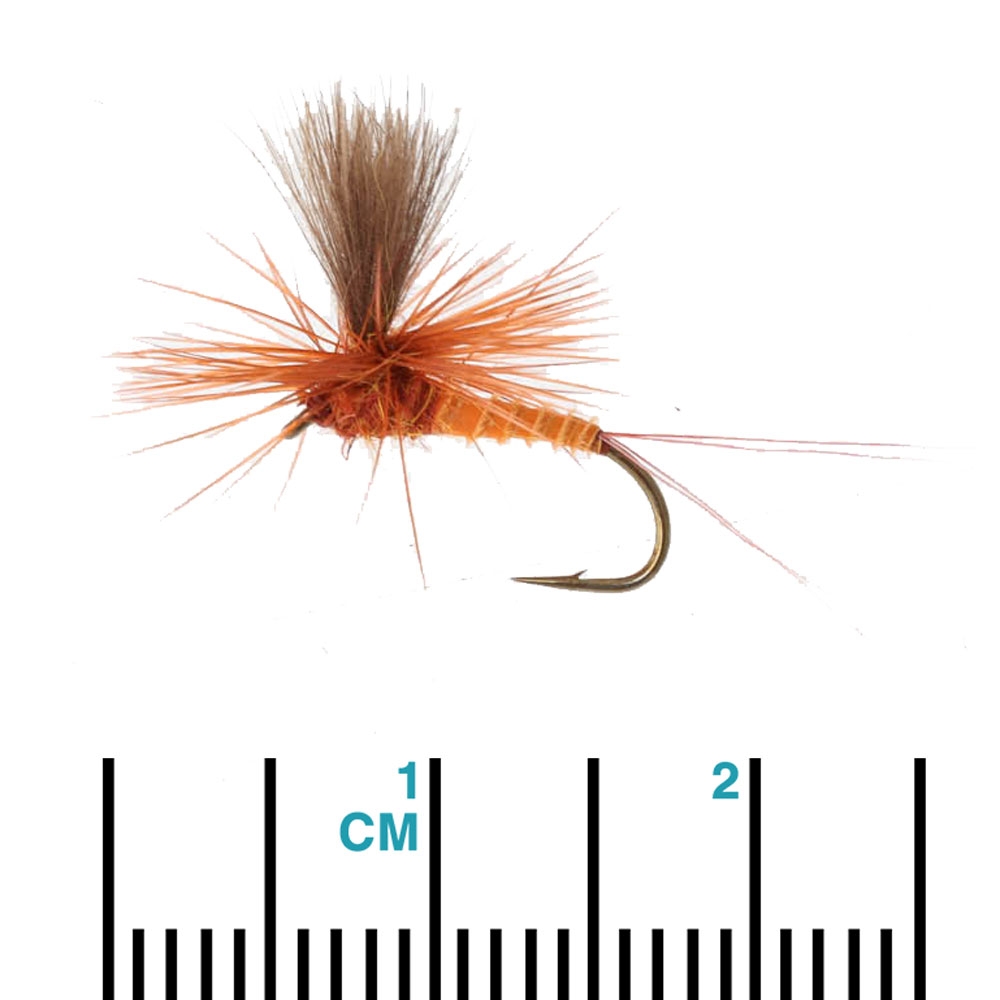 Manic Tackle Project Quill Spinner Dry Fly Rusty #12 1.5cm