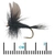 Manic Tackle Project Black Gnat Dry Fly #12