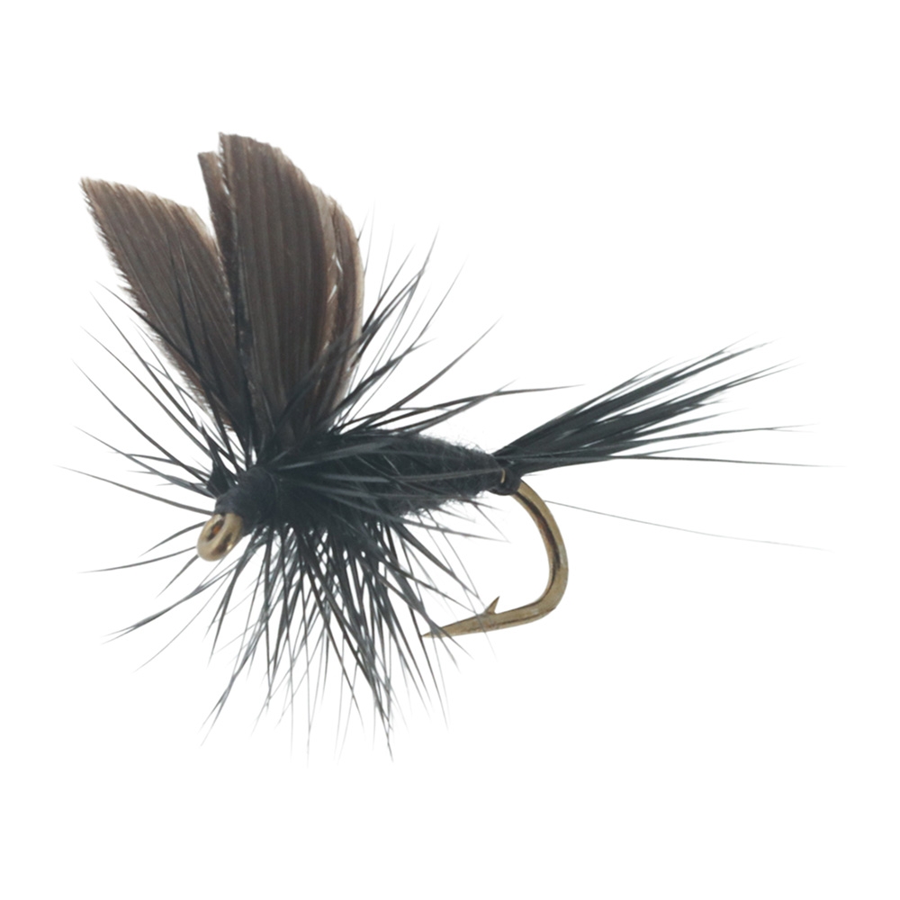 Manic Tackle Project Black Gnat Dry Fly #16