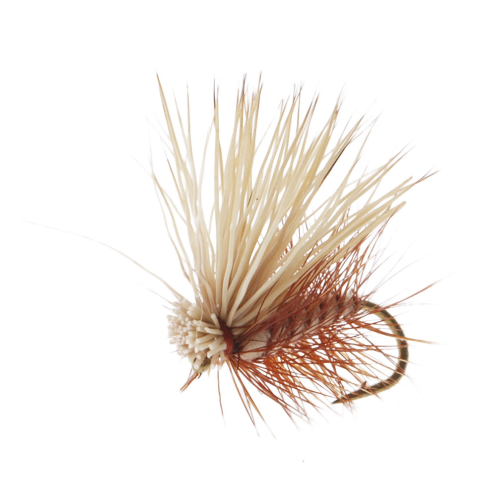 Manic Tackle Project Elk Hair Caddis Tan Dry Fly #14 1cm