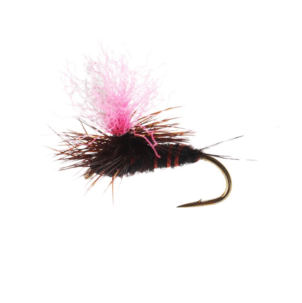 Manic Tackle Project Hi Vis Possum Dun Brown Dry Fly #14 1.5cm