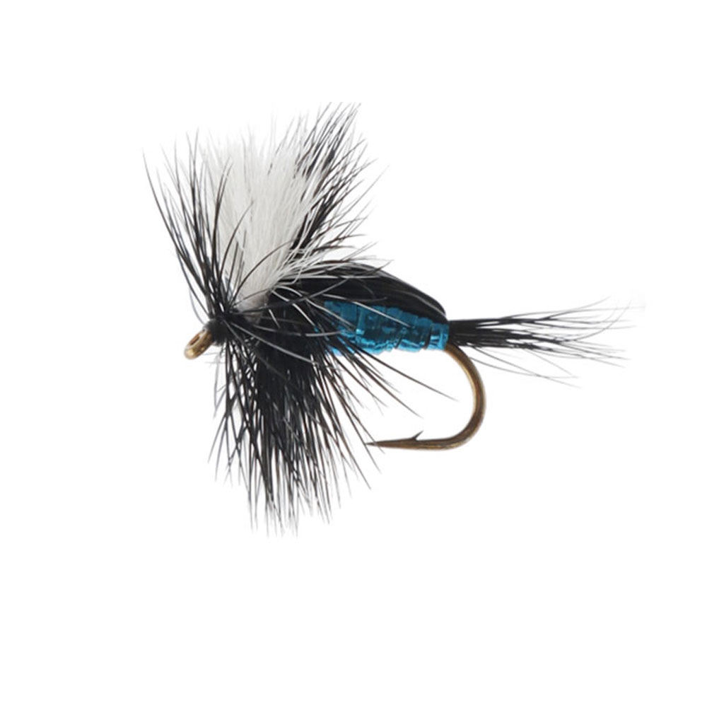Manic Tackle Project Humpy Dry Fly Blue Bottle #14