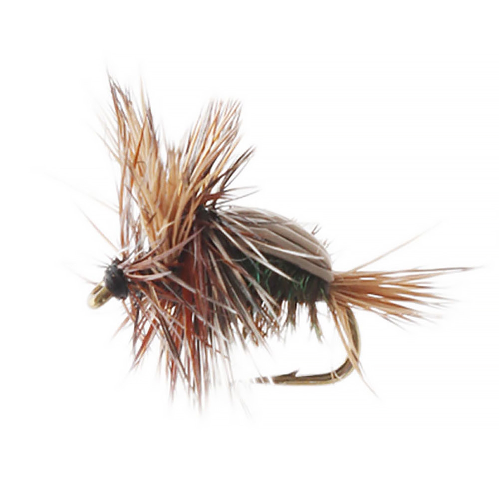 Manic Tackle Project Humpy Dry Fly Peacock #16 1.5cm