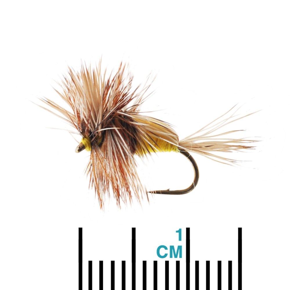 Manic Tackle Project Humpy Dry Fly Yellow #14 1.5cm