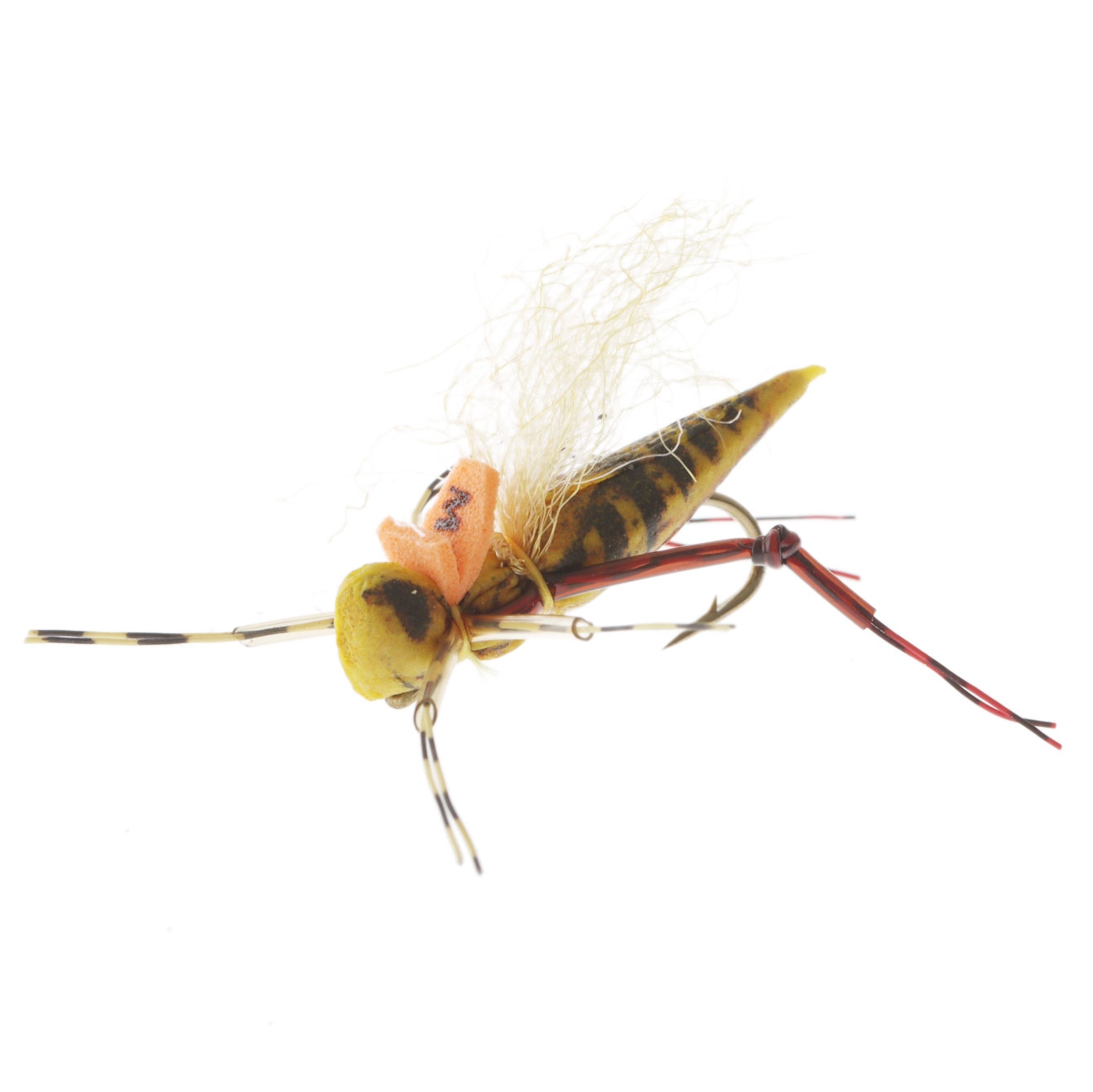Manic Tackle Project KKs Henneberry Hopper Dry Fly Yellow #12 3cm