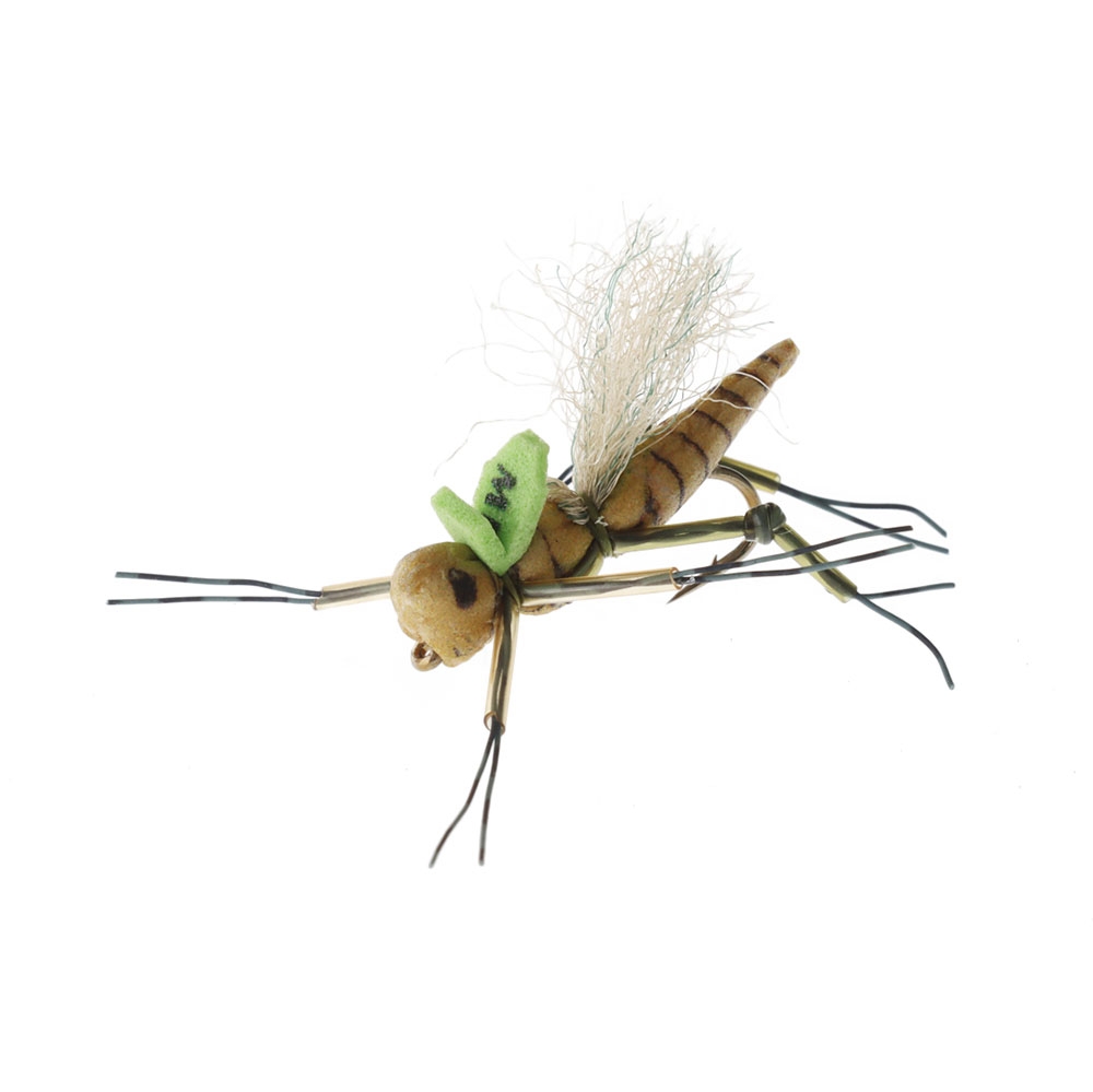 Manic Tackle Project KKs Henneberry Hopper Dry Fly Green #12 3.5cm