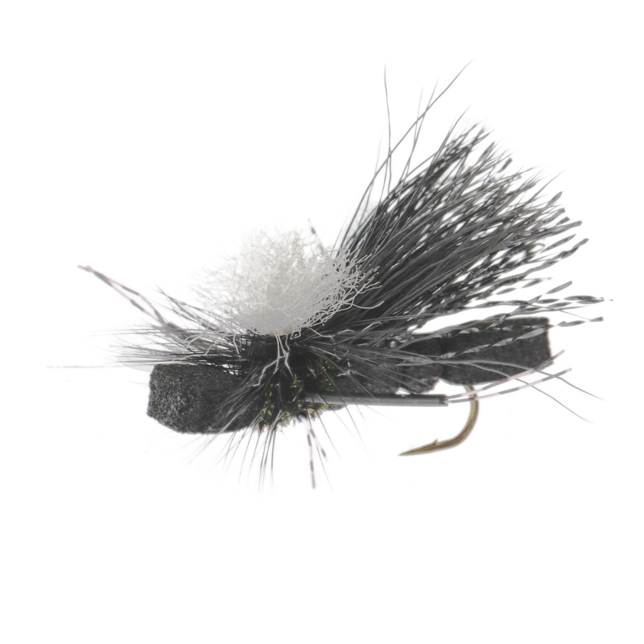 Manic Tackle Project Swishers Foam PMX Black Dry Fly #8 3.5cm