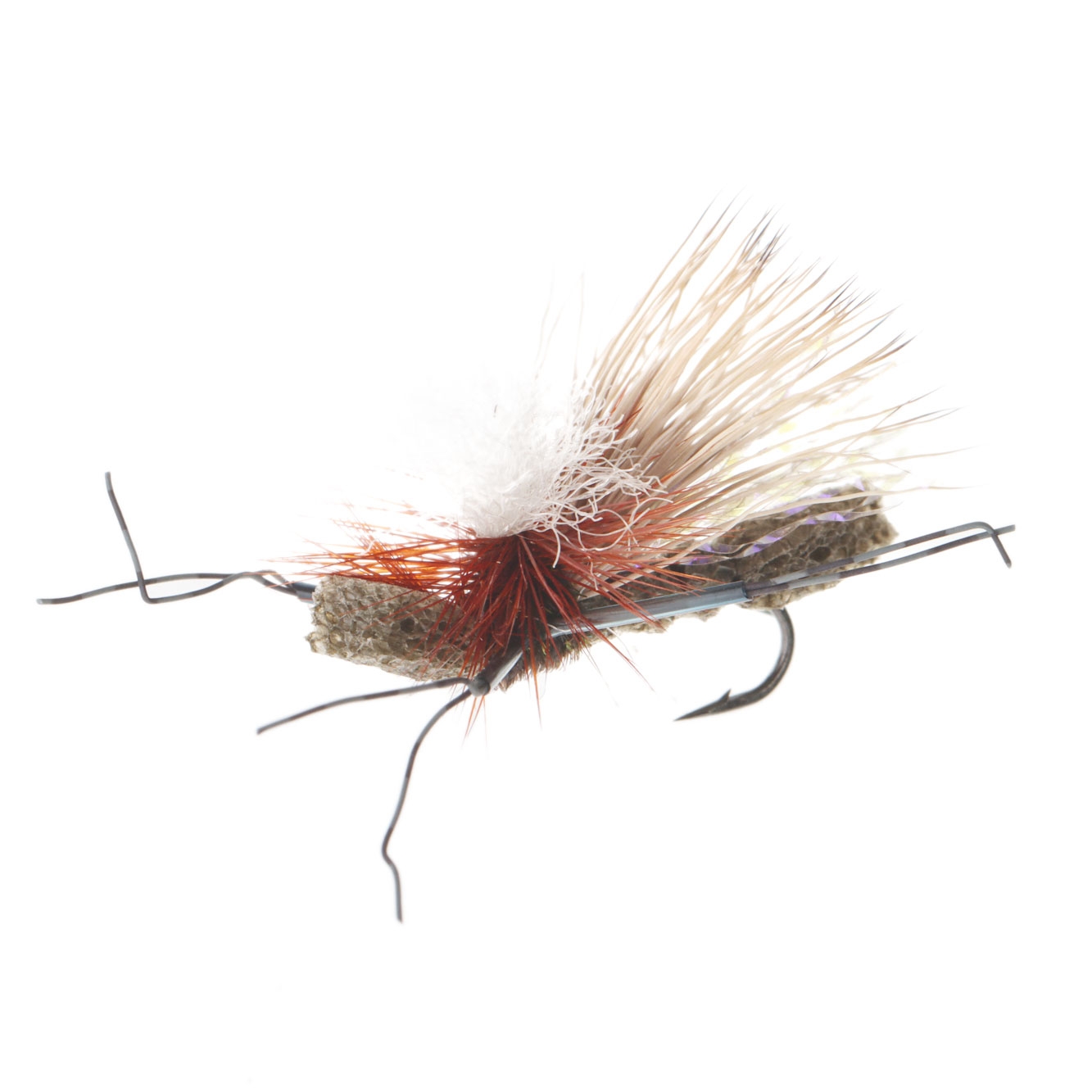 Manic Tackle Project Swishers Foam PMX Black Dry Fly #12 5cm